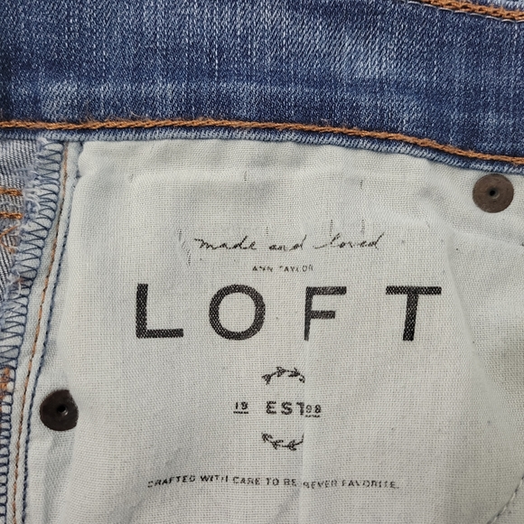 LOFT Ann Taylor Skinny Crop Jeans Women's 10/30 - Picture 8 of 8